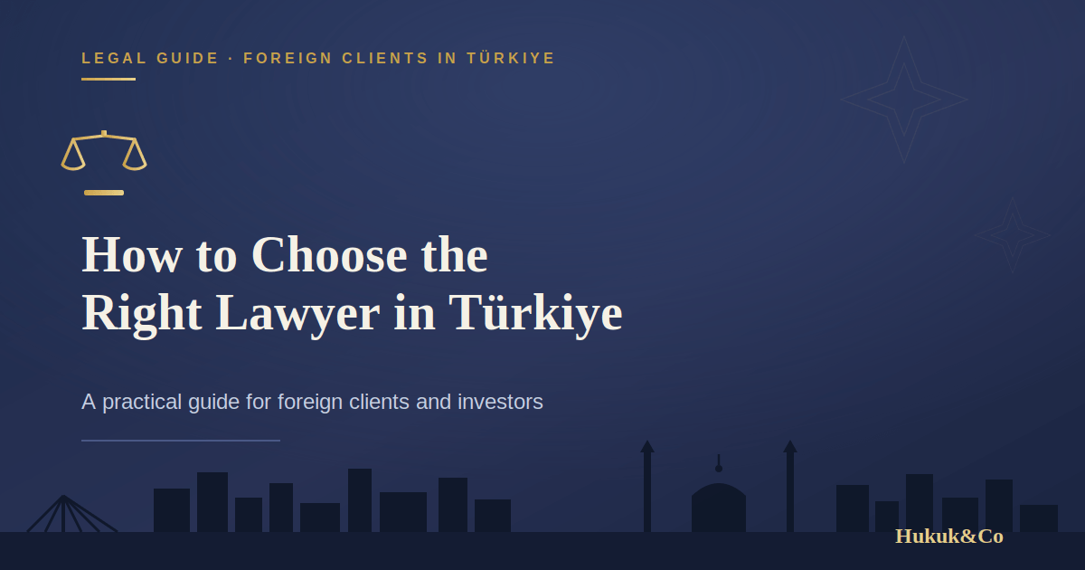 Comment choisir le bon avocat en Turquie | Guide du client étranger